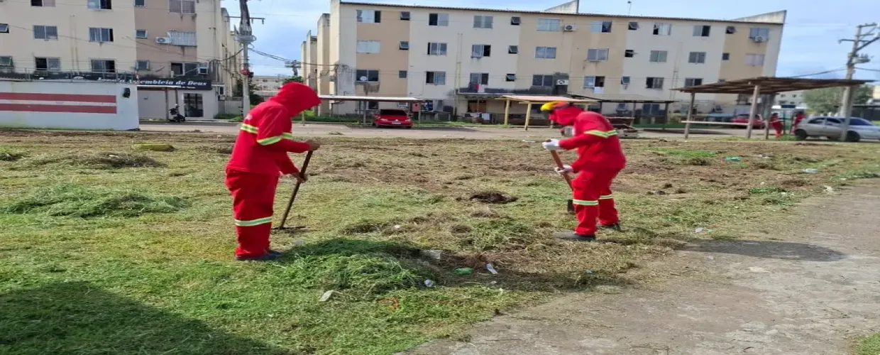 Governo do Estado inicia força-tarefa de limpeza no Residencial Macapaba, na Zona Norte da capital