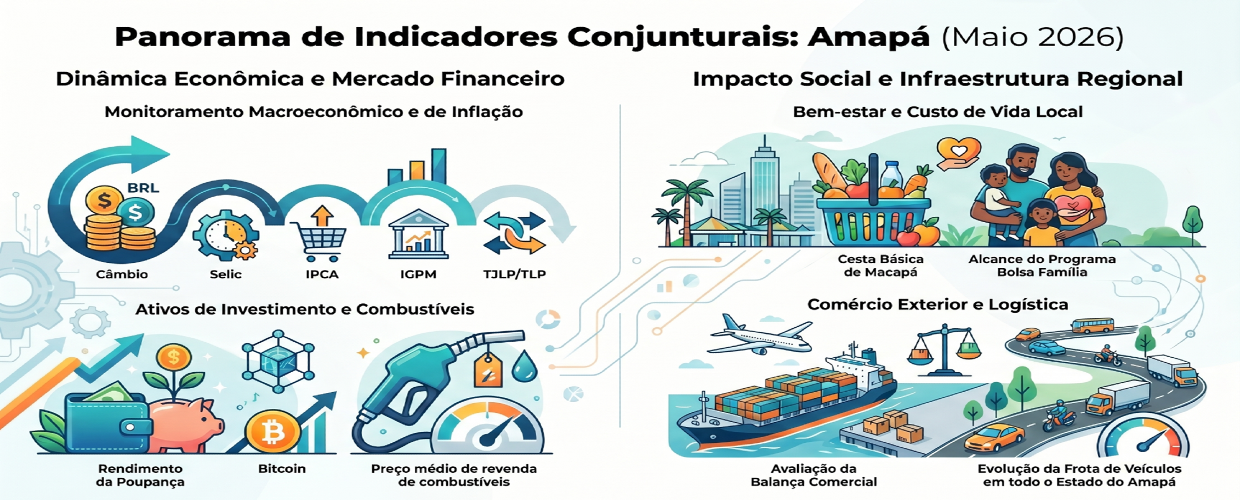 SEPLAN/AP - Indicadores Conjunturais - Boletim Maio de 2026.