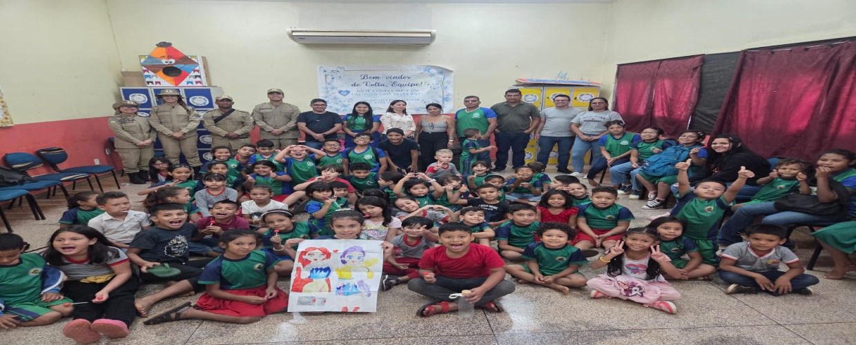 Bombeiros levam conscientização ambiental a alunos em Serra do Navio