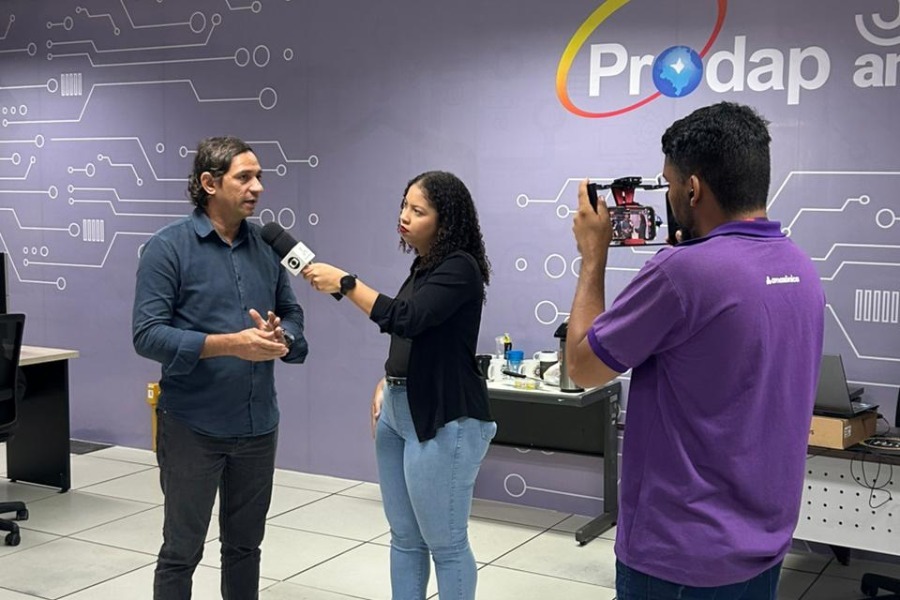 O novo Centro de Operações de Segurança do prodap é destaque na Rede Amazônica