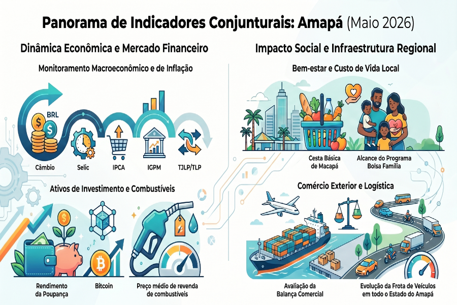 SEPLAN/AP - Indicadores Conjunturais - Boletim Maio de 2026.
