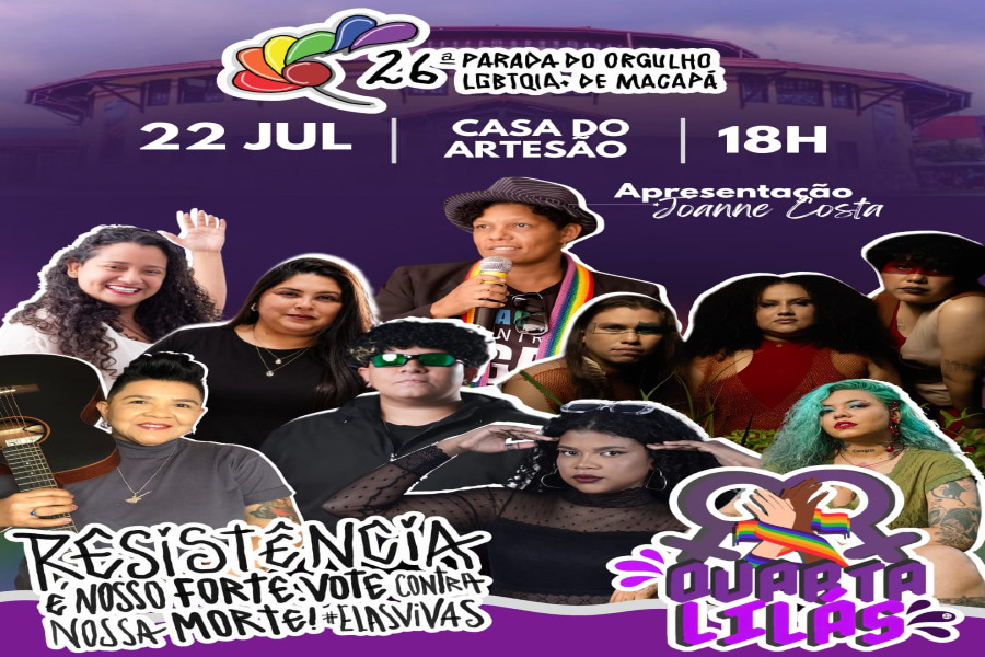 Quarta Lilás tradicional evento da 26ª Parada do Orgulho LGBTQIAPN+